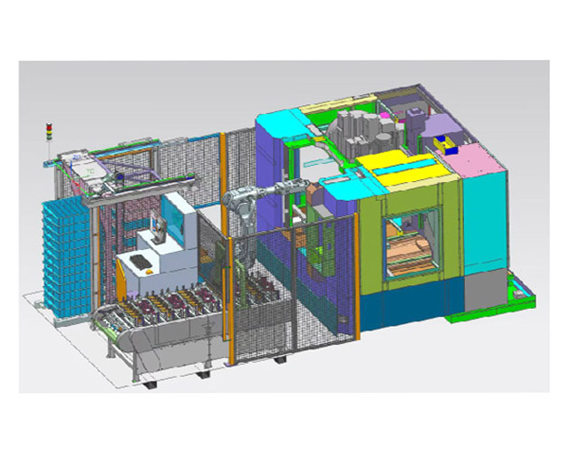 Robot Intelligent Production Line Of Machining Center