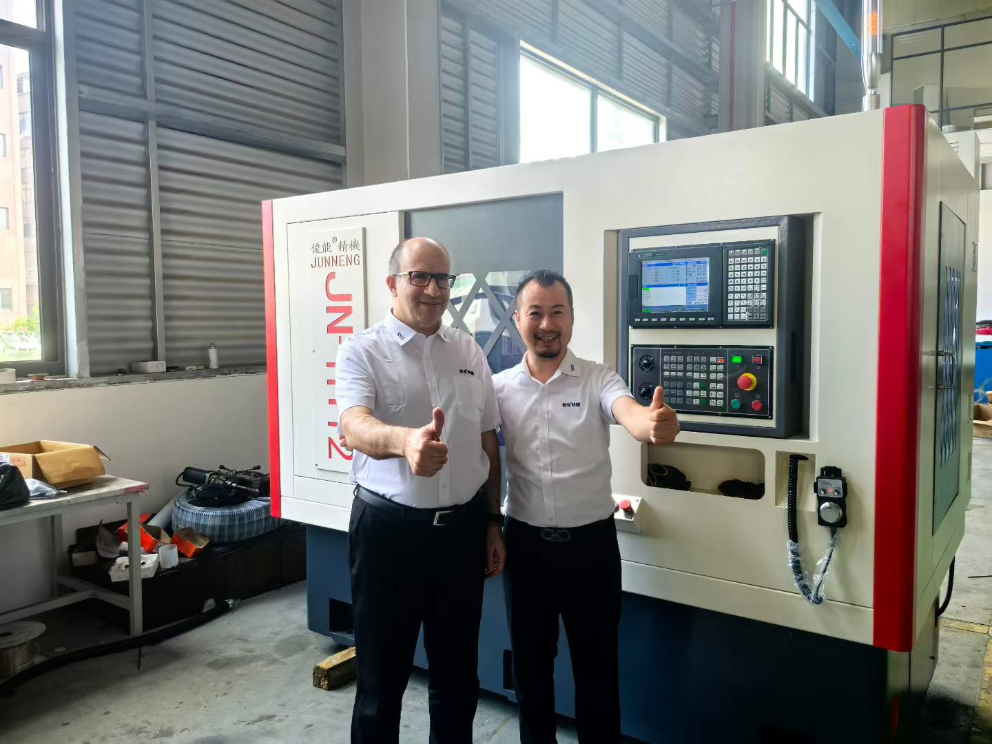 JN-HT12 12 axis bathroom faucet machining equipment Sent to Eastern Europe